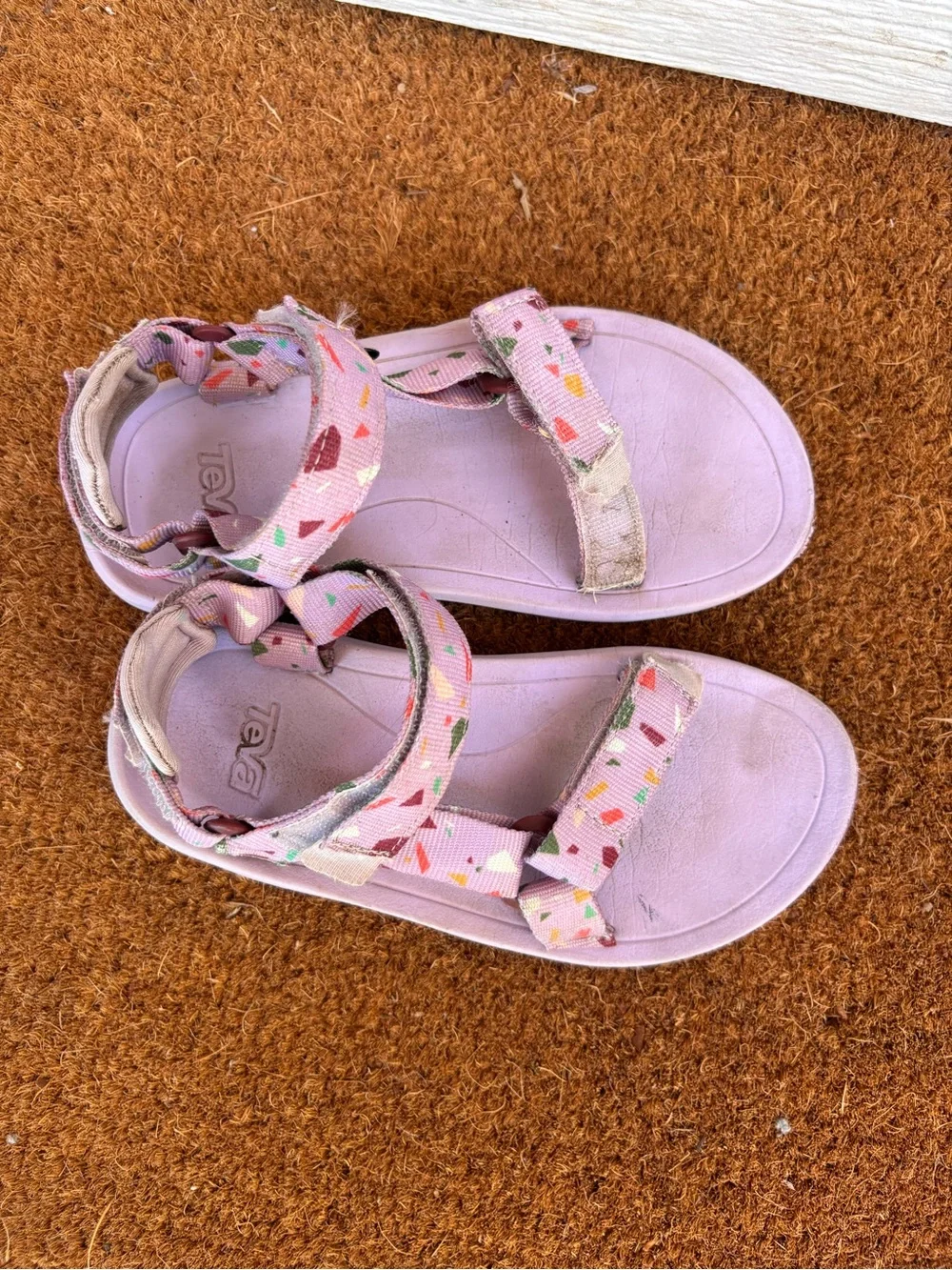 Teva Hurricane Print Terrazo Print Orchid